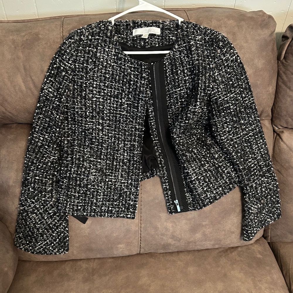 Emerson Rose Zip Blazer
